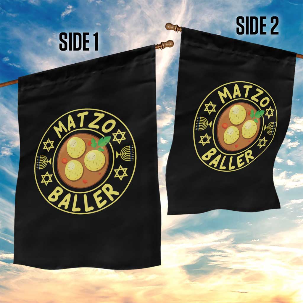 Funny Hanukkah Food Lover Gift Garden Flag Matzo Baller TS12 Print Your Wear
