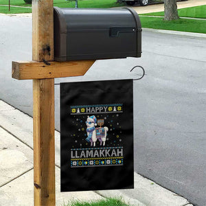 Happy LLamakkah Garden Flag Funny Llama Ugly Hanukkah Christmas Gift TS12 Print Your Wear