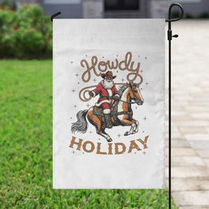 Black Santa Howdy Western Cowboy Garden Flag Christmas Gift TS12 Print Your Wear