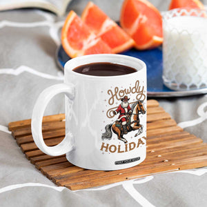 Black Santa Howdy Western Cowboy Coffee Mug Christmas Gift TS12 Print Your Wear