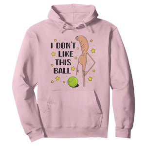 Funny Marcus The Worm Tennis Lover Hoodie I Do Not Like This Ball TS12 Light Pink Print Your Wear