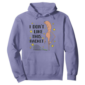 Funny Marcus The Worm Tennis Lover Hoodie I Do Not Like This Racket TS12 Violet Print Your Wear