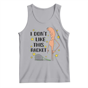 Funny Marcus The Worm Tennis Lover Tank Top I Do Not Like This Racket TS12 Athletic Heather Print Your Wear