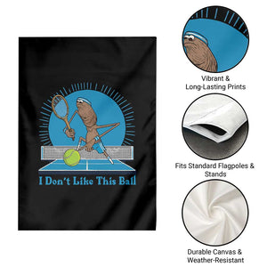 I Do Not Like This Ball Garden Flag Funny Marcus The Worm Tennis Meme TS12 Print Your Wear