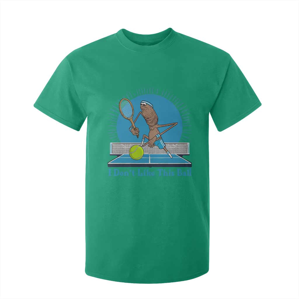 I Do Not Like This Ball T Shirt For Kid Funny Marcus The Worm Tennis Meme TS12 Irish Green Print Your Wear