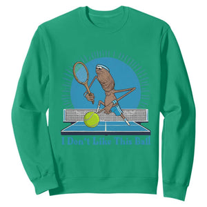 I Do Not Like This Ball Sweatshirt Funny Marcus The Worm Tennis Meme TS12 Irish Green Print Your Wear