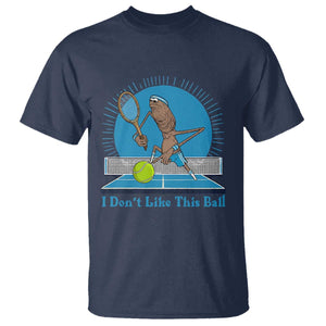 I Do Not Like This Ball T Shirt Funny Marcus The Worm Tennis Meme TS12 Navy Print Your Wear