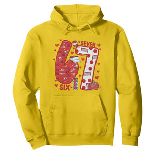 Six Seven Tennis Meme Hoodie Funny Gen Alpha Valentine TS12 Daisy Print Your Wear