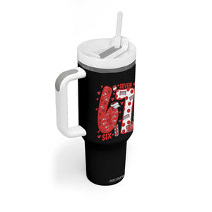 Six Seven Tennis Meme Tumbler With Handle Funny Gen Alpha Valentine TS12 Print Your Wear