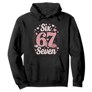 Funny Six Seven Tennis Meme Hoodie Gen Z Valentine TS12 Black Print Your Wear