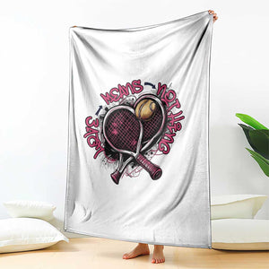 Love Means Nothing Throw Blanket Tennis Lovers TS12 Print Your Wear