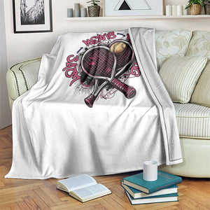 Love Means Nothing Throw Blanket Tennis Lovers TS12 Print Your Wear