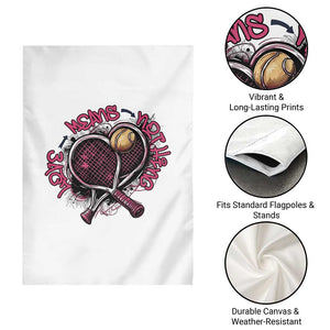 Love Means Nothing Garden Flag Tennis Lovers TS12 Print Your Wear