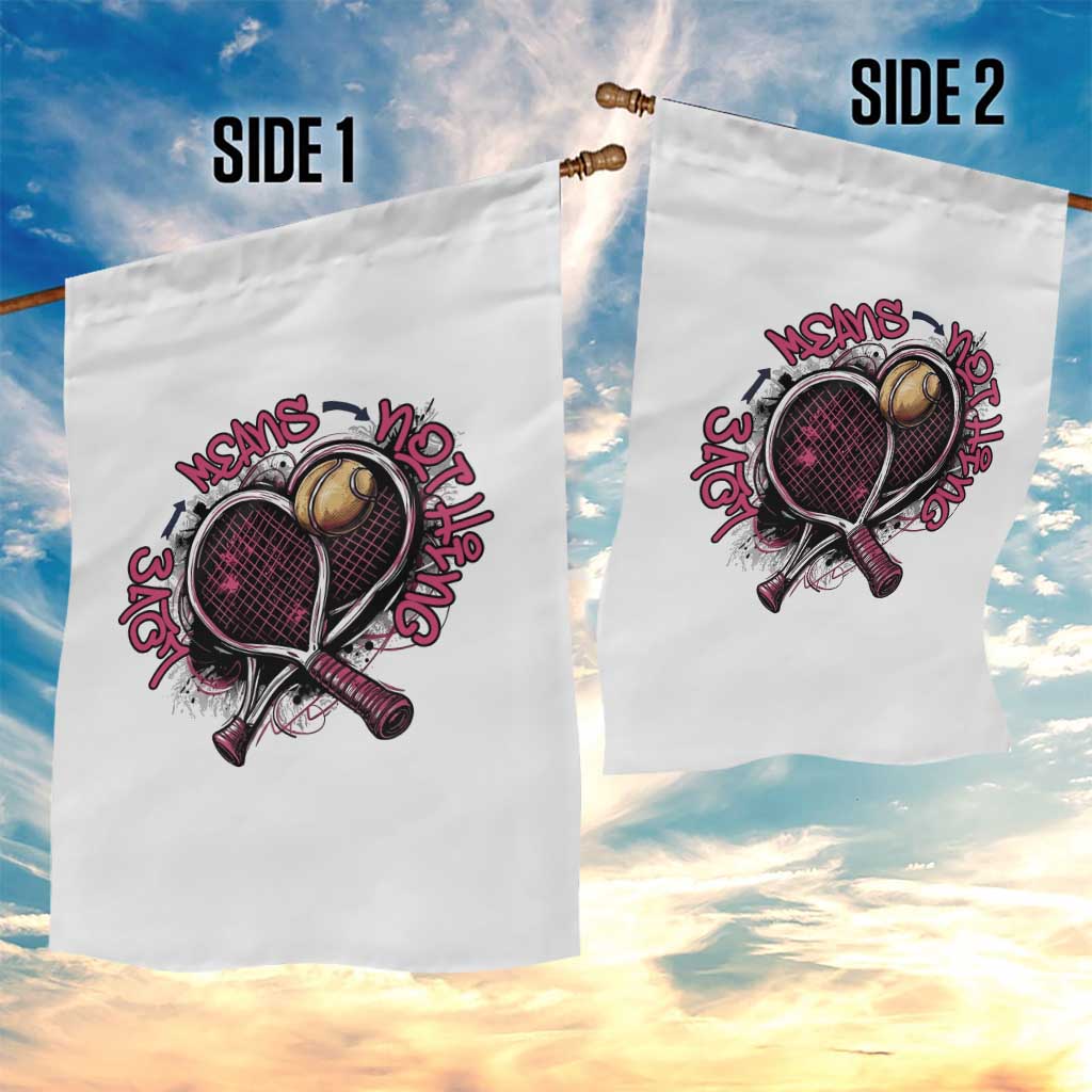 Love Means Nothing Garden Flag Tennis Lovers TS12 Print Your Wear