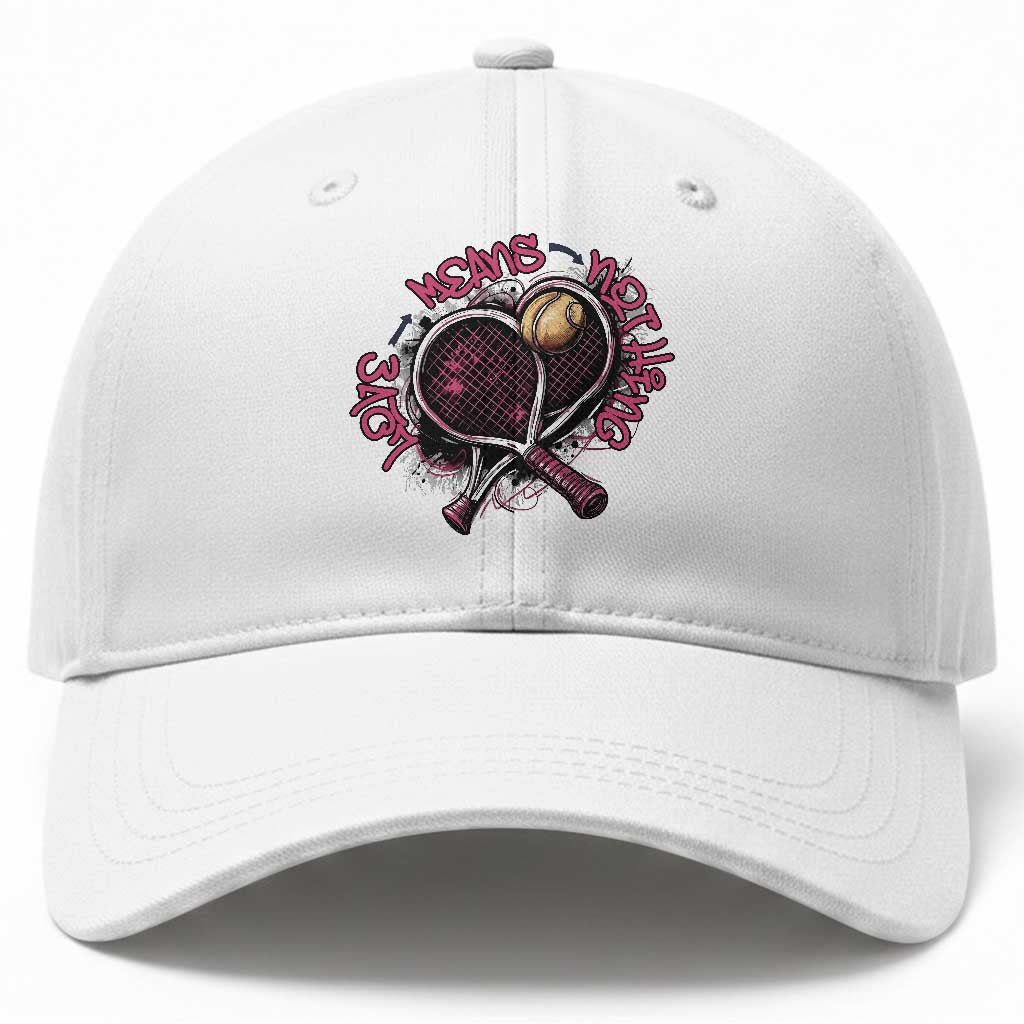 Love Means Nothing Baseball Cap Tennis Lovers TS12 Print Your Wear