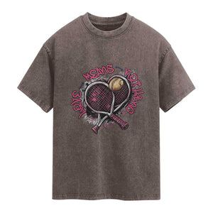 Love Means Nothing Washed Cotton T-Shirt Tennis Lovers