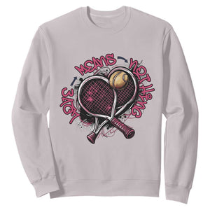 Love Means Nothing Sweatshirt Tennis Lovers TS12 Ice Gray Print Your Wear