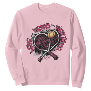 Love Means Nothing Sweatshirt Tennis Lovers TS12 Light Pink Print Your Wear