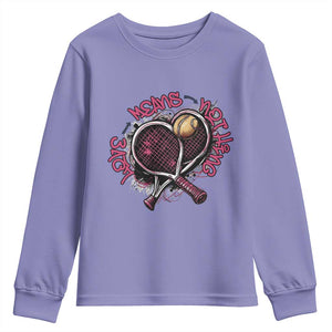 Love Means Nothing Youth Sweatshirt Tennis Lovers TS12 Violet Print Your Wear