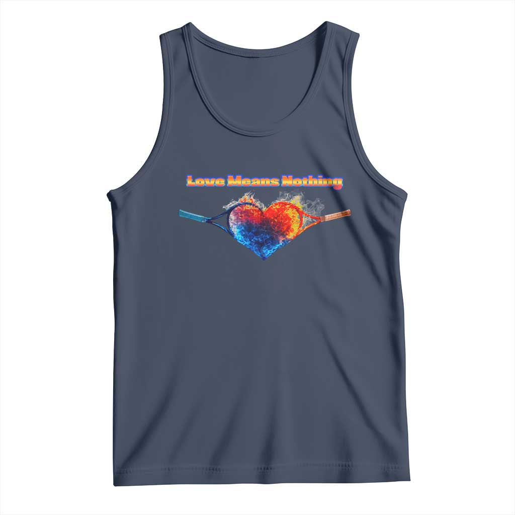 Love Means Nothing Tank Top Valentines Day Gift TS12 Navy Print Your Wear