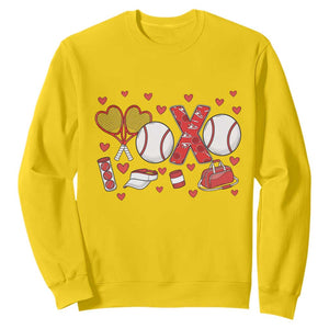 Cute XOXO Tennis Player Sweatshirt Valentines Tennis Gift TS12 Daisy Print Your Wear