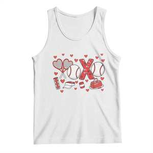 Cute XOXO Tennis Player Tank Top Valentines Tennis Gift TS12 White Print Your Wear