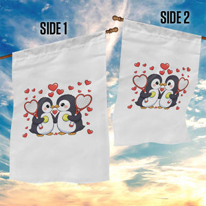 Cute XOXO Tennis Player Garden Flag Valentines Day Gift TS12 Print Your Wear