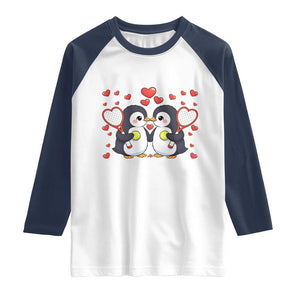 Cute XOXO Tennis Player Raglan Shirt Valentines Day Gift TS12 White Navy Print Your Wear
