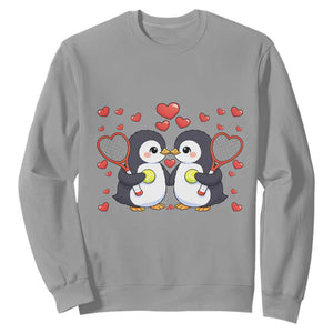 Cute XOXO Tennis Player Sweatshirt Valentines Day Gift TS12 Sport Gray Print Your Wear