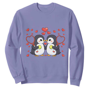 Cute XOXO Tennis Player Sweatshirt Valentines Day Gift TS12 Violet Print Your Wear