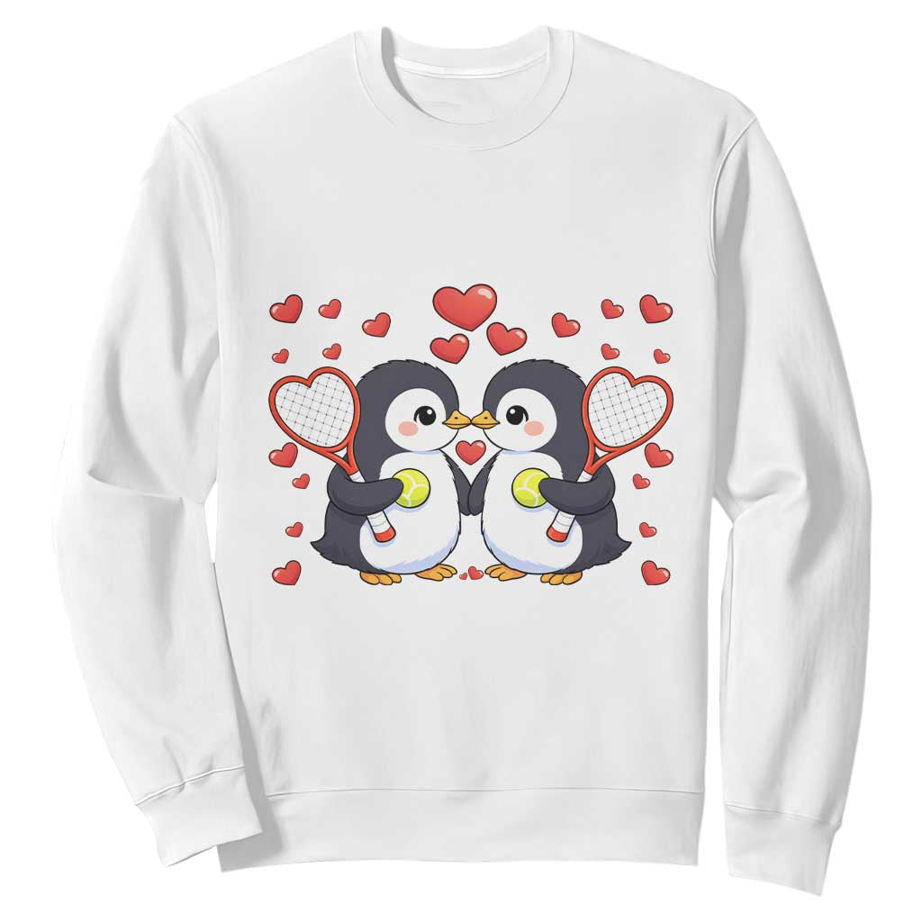 Cute XOXO Tennis Player Sweatshirt Valentines Day Gift TS12 White Print Your Wear