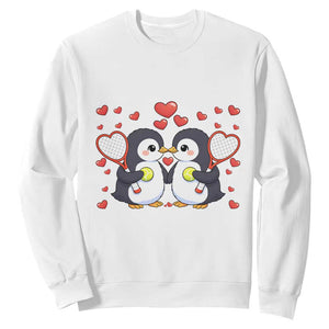 Cute XOXO Tennis Player Sweatshirt Valentines Day Gift TS12 White Print Your Wear