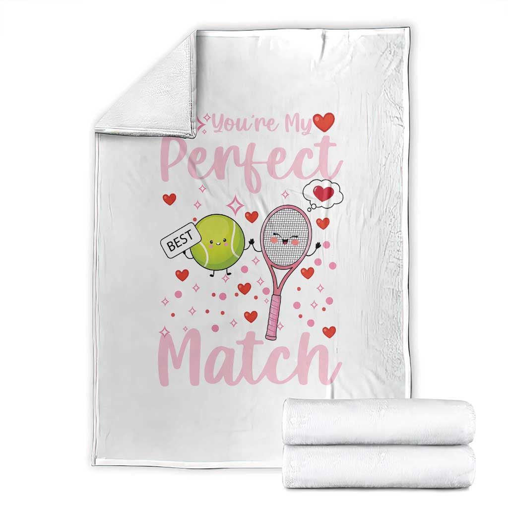 You Are My Perfect Match Throw Blanket TS12 White Print Your Wear