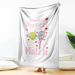 You Are My Perfect Match Throw Blanket TS12 Print Your Wear