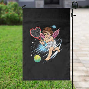 Funny Cupid Tennis Player Garden Flag Valentines Day Gift TS12 Print Your Wear