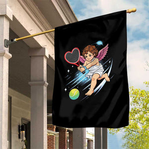 Funny Cupid Tennis Player Garden Flag Valentines Day Gift TS12 Print Your Wear