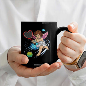 Funny Cupid Tennis Player Coffee Mug Valentines Day Gift TS12 Print Your Wear