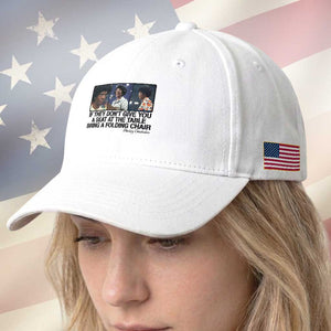 Shirley Chisholm Seat At The Table Quote Baseball Cap Strong Black Women Pride TS12 Print Your Wear