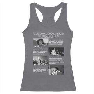 Shirley Chisholm Racerback Tank Top Black Woman Leadership Icon TS12 Charcoal Print Your Wear