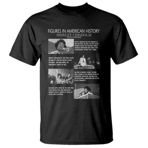 Shirley Chisholm T Shirt Black Woman Leadership Icon TS12 Black Print Your Wear