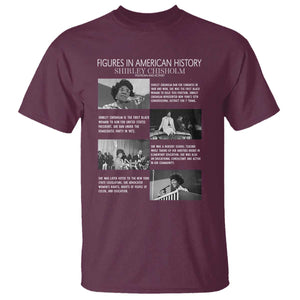 Shirley Chisholm T Shirt Black Woman Leadership Icon TS12 Maroon Print Your Wear