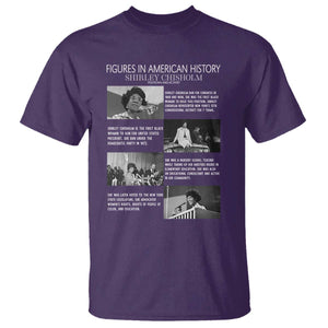 Shirley Chisholm T Shirt Black Woman Leadership Icon TS12 Purple Print Your Wear