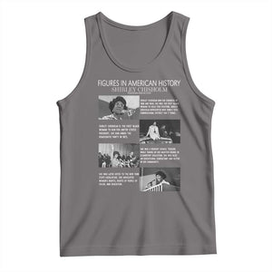 Shirley Chisholm Tank Top Black Woman Leadership Icon TS12 Deep Heather Print Your Wear