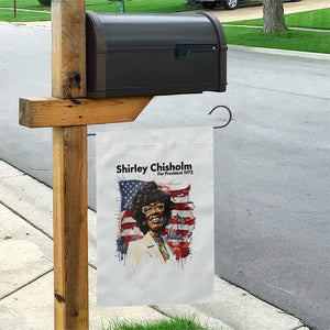 Shirley Chisholm For President 1972 With American Flag Garden Flag TS12 Print Your Wear