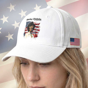 Shirley Chisholm For President 1972 With American Flag Baseball Cap TS12 Print Your Wear