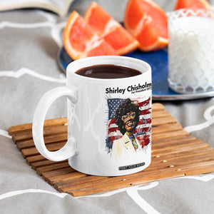 Shirley Chisholm For President 1972 With American Flag Coffee Mug TS12 Print Your Wear