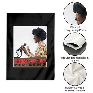 Shirley Chisholm Feminist Empowerment Garden Flag Unbought And Unbossed TS12 Print Your Wear