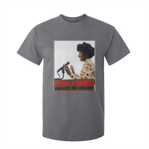 Shirley Chisholm Feminist Empowerment T Shirt For Kid Unbought And Unbossed TS12 Charcoal Print Your Wear
