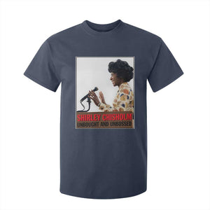 Shirley Chisholm Feminist Empowerment T Shirt For Kid Unbought And Unbossed TS12 Navy Print Your Wear