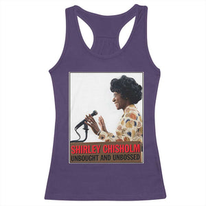 Shirley Chisholm Feminist Empowerment Racerback Tank Top Unbought And Unbossed TS12 Purple Print Your Wear